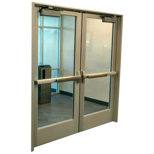 Full Glass fire rated doors
