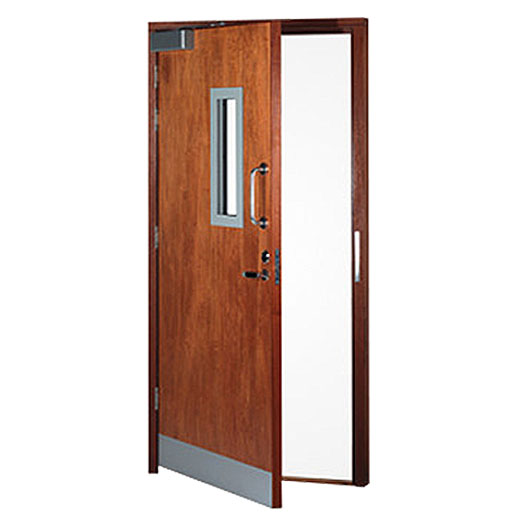 Wooden finished fire rated doors