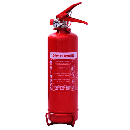 MINDP1-1KG ABC&E DRY CHEMICAL POWDER PORTABLE FIRE EXTINGUISHER